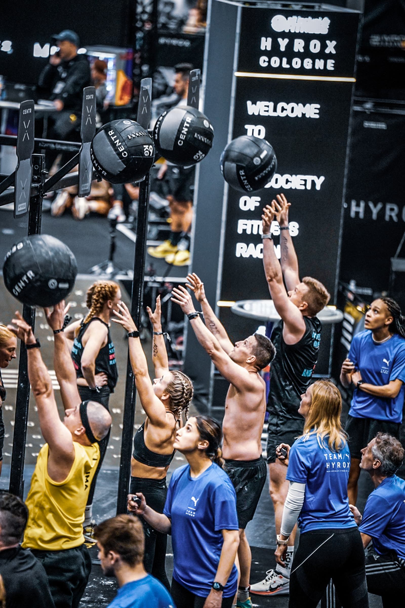 Performing wall balls